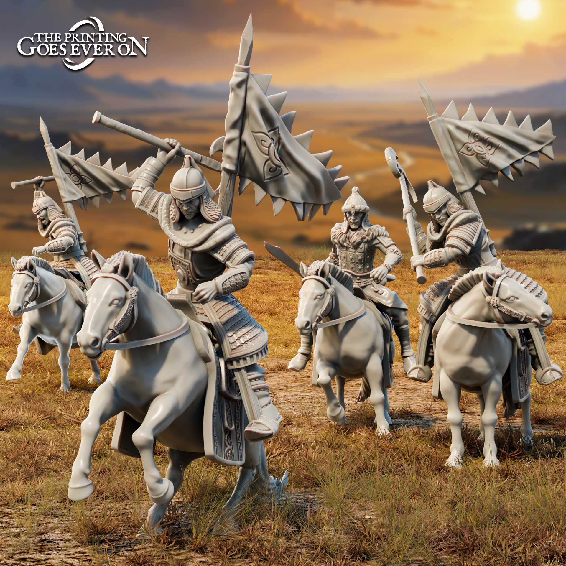 Golden Khanate Mounted Warriors - Presupported